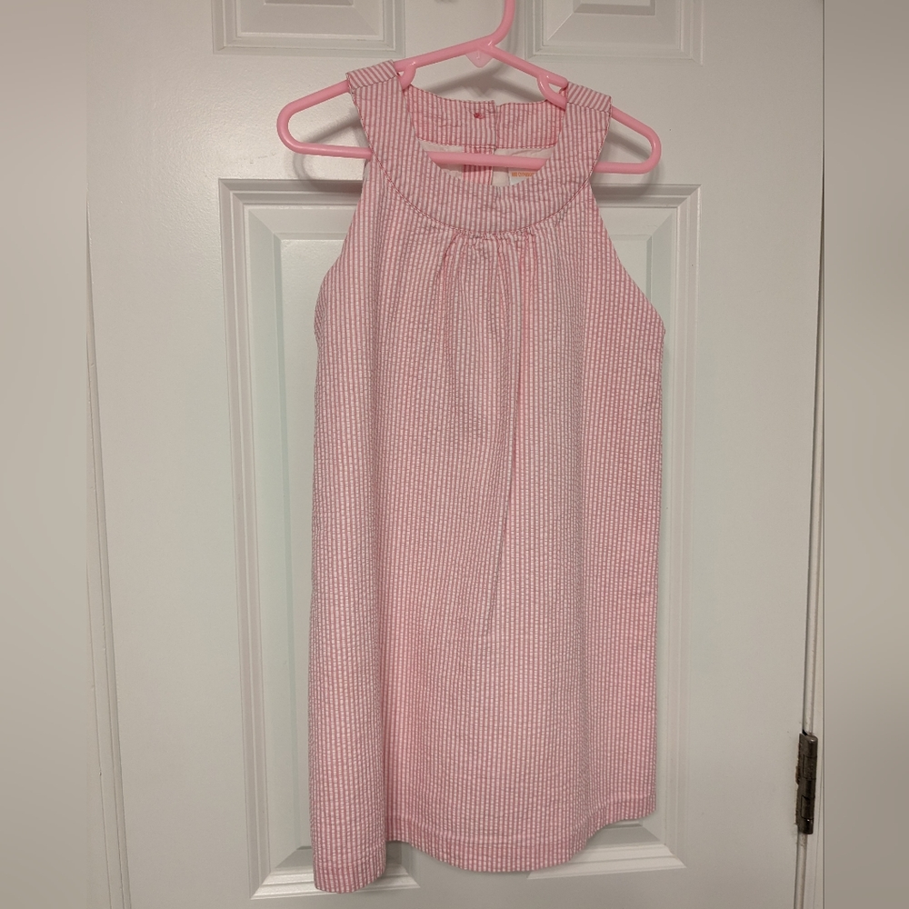 Gymboree pink seersucker dress
